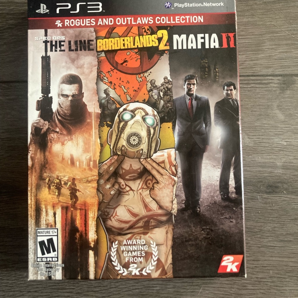 Rogues and Outlaws Collection for PS3 Spec Ops The Line Borderlands 2 Mafia 2